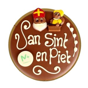 Chocolade plak met Sinterklaasuitstraling
