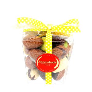 Transparant doosje met luxe paaseitjes