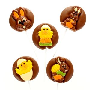 Chocolade paaslolly (10 stuks)