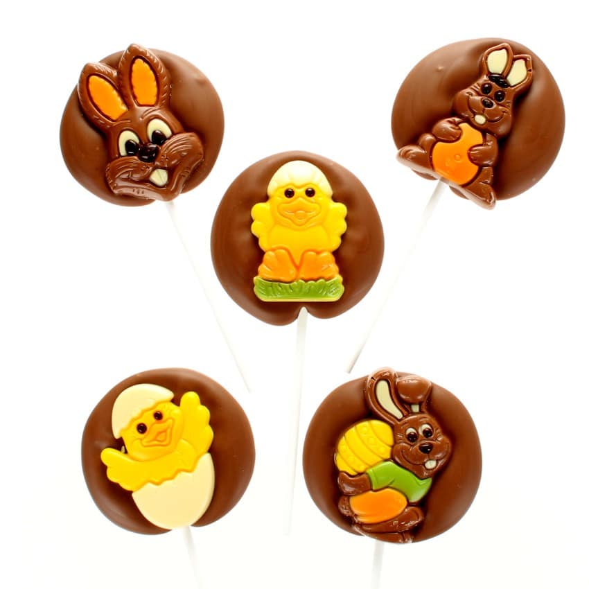 Chocolade paaslolly (10 stuks)