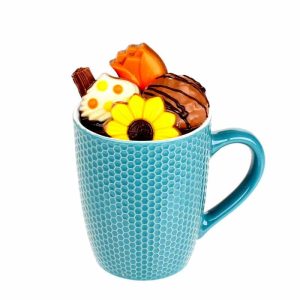 Beker gevuld met chocolade