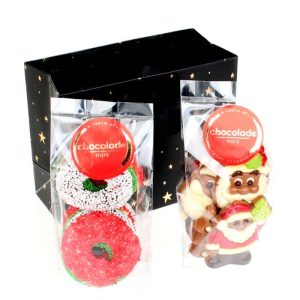 Chocolade kerstgeschenk in tasje