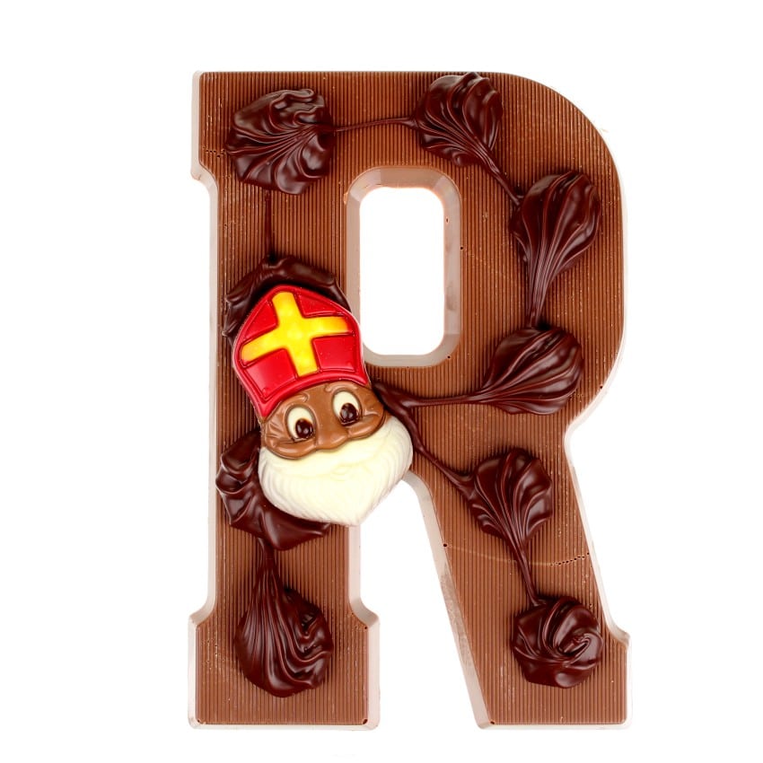 Luxe chocoladeletter R