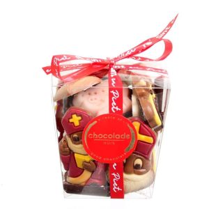 Transparant doosje Sinterklaaschocolade