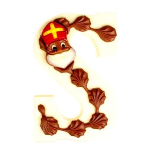 Luxe chocoladeletter wit