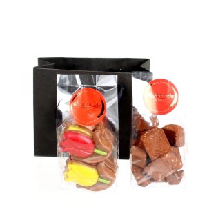 Chocolade geschenk in tasje