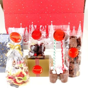 Luxe chocolade kerstpakket