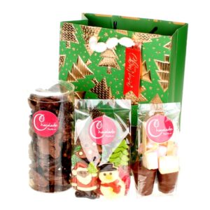 kerstpakket met bollen hengsel