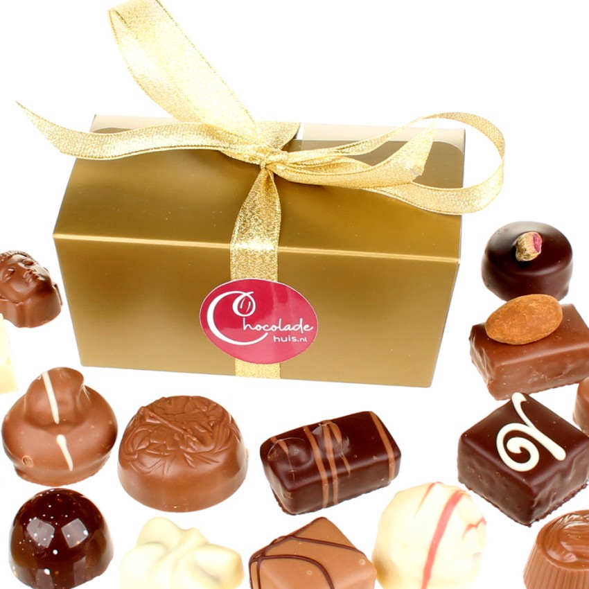 bonbons met gouden doosje