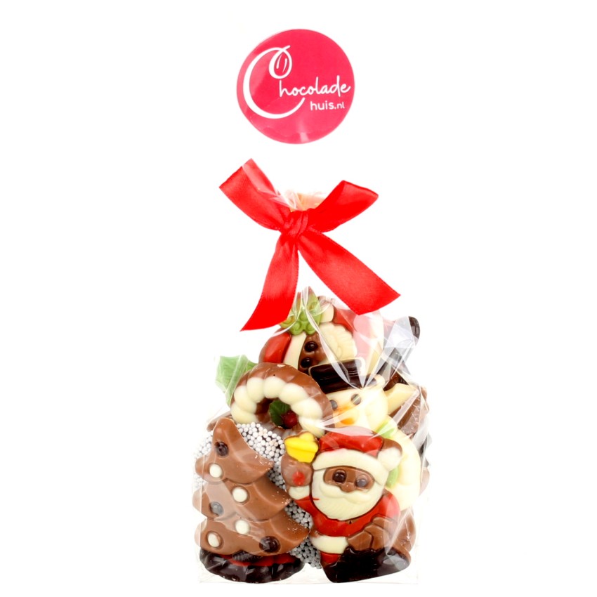 zakje kerst choco 220 gr