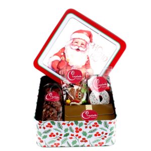 Kerstblik met luxe chocolade